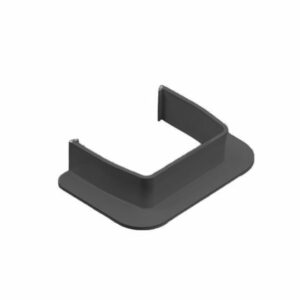 Novaplus Muurrossette Ral7016 GRIJS 90x65mm