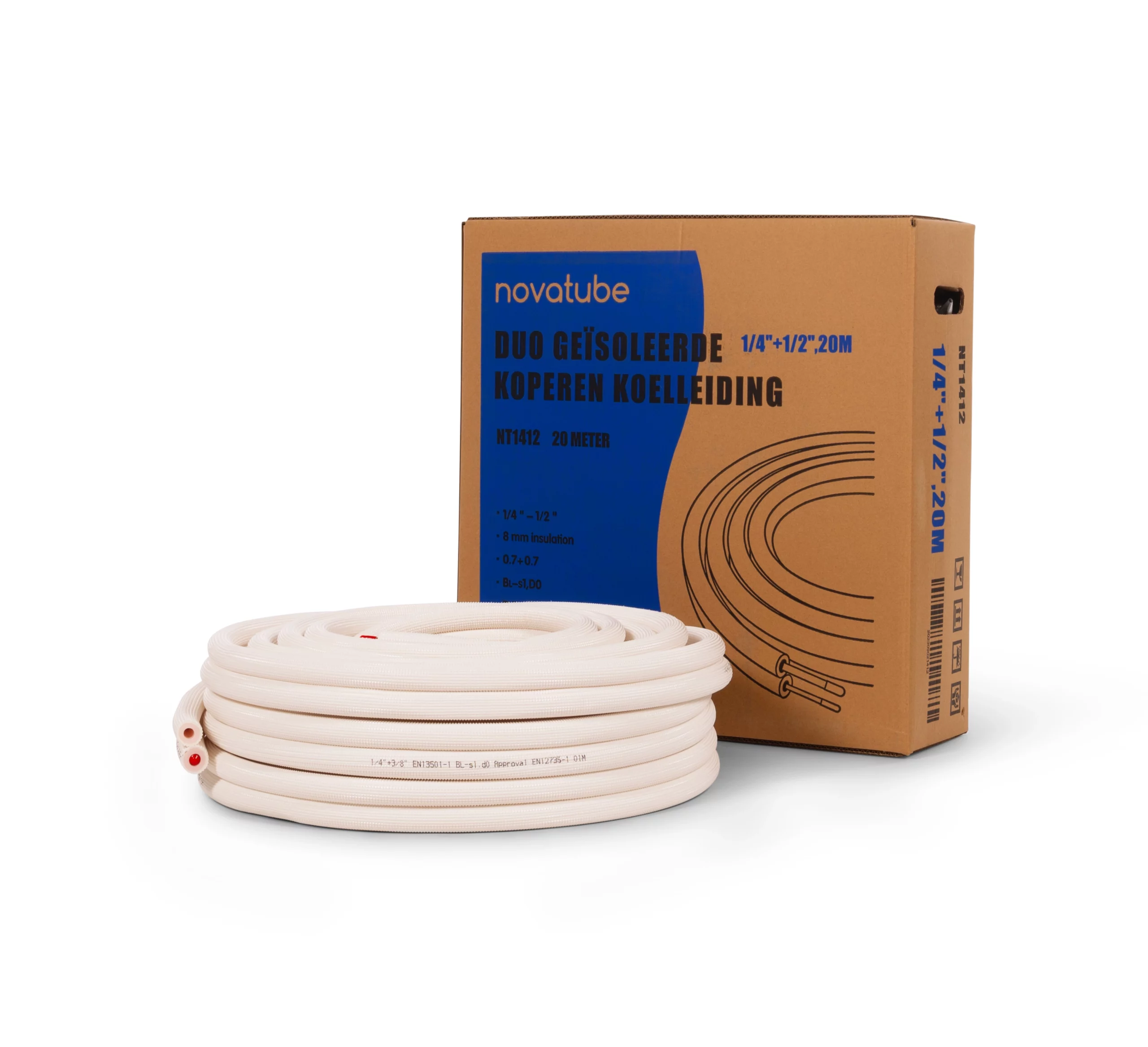 NovaTube-duo-geisoleerde-koelleiding-1-4-1-2-productfoto