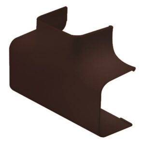 Novaplus T-stuk Ral 8017 BRUIN 90x65mm (1st)