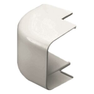 Novaplus Haakse buitenbocht Ral 9010 WIT 90x65mm (1st)