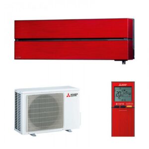 MITSUBISHI ELECTRIC DIAMOND ruby red 2,5kW Zubadan SET