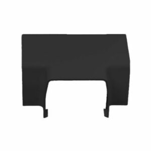Novaplus T-stuk voor montagekanaal  ZWART 90x65 mm (1st)