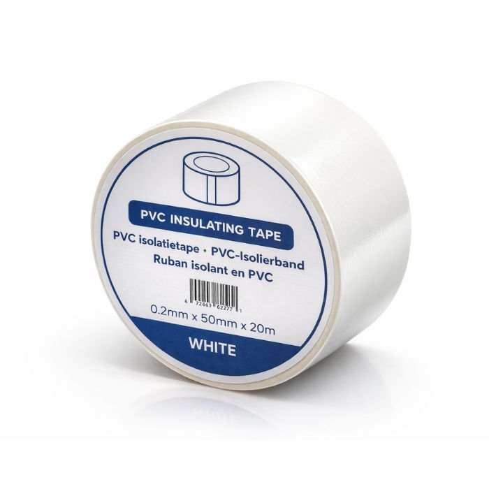 Isolatietape 50mm 20m wit voor airco leidingen