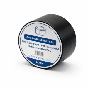 Isolatietape 50mm 20m zwart PVC isolatietape voor airco leidingen