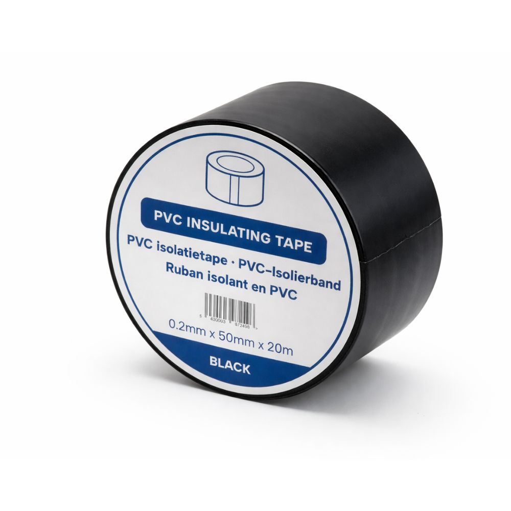 Isolatietape 50mm 20m zwart PVC isolatietape voor airco leidingen
