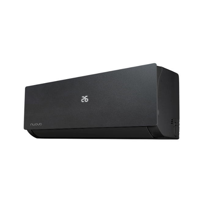 Zijaanzicht gesloten zwarte Nuova Infinity 2,5 kW