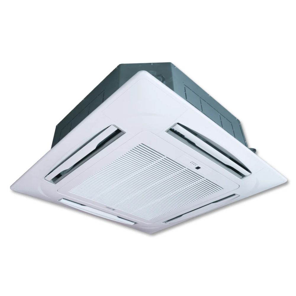 Nuova cassette binnenunit plafondmodel met afdekplaat en 360 graden luchtverdeling