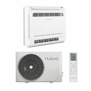 Nuova console vloermodel airco set met binnenunit en buitenunit inclusief afstandsbediening